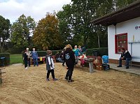 Bild: Letztes Abbaden am Bebraer Teich