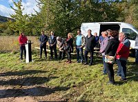 Spatenstich für neuen Radweg Bild: Spatenstich für neuen Radweg