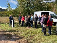 Spatenstich für neuen Radweg Bild: Spatenstich für neuen Radweg