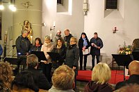 Bild: Friedensgebet mit Friedensmarsch