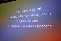 Bild: Friedensgebet mit Friedensmarsch
