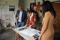 Bild: Dem Meister ein St&auml;ndchen gebracht