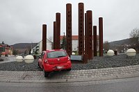 Bild: Auto "ungew&ouml;hnlich geparkt"