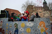 Rosenmontag auf dem Markt Sondershausen Bild: Rosenmontag auf dem Markt Sondershausen