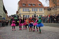 Rosenmontag auf dem Markt Sondershausen Bild: Rosenmontag auf dem Markt Sondershausen