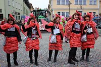 Rosenmontag auf dem Markt Sondershausen Bild: Rosenmontag auf dem Markt Sondershausen
