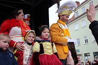 Rosenmontag auf dem Markt Sondershausen Bild: Rosenmontag auf dem Markt Sondershausen