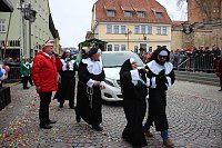 Rosenmontag auf dem Markt Sondershausen Bild: Rosenmontag auf dem Markt Sondershausen