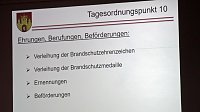 Gemeinsame Jahreshauptversammlung der FFW Bad Frankenhausens Bild: Gemeinsame Jahreshauptversammlung der FFW Bad Frankenhausens