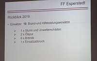 Gemeinsame Jahreshauptversammlung der FFW Bad Frankenhausens Bild: Gemeinsame Jahreshauptversammlung der FFW Bad Frankenhausens