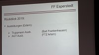 Gemeinsame Jahreshauptversammlung der FFW Bad Frankenhausens Bild: Gemeinsame Jahreshauptversammlung der FFW Bad Frankenhausens