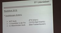 Gemeinsame Jahreshauptversammlung der FFW Bad Frankenhausens Bild: Gemeinsame Jahreshauptversammlung der FFW Bad Frankenhausens