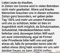 Bild: Hilferuf der Diakonie