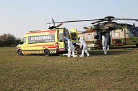 Bild: Corona-Patienten eingeflogen