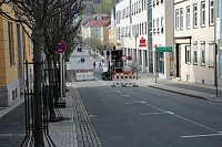 Weitere Straßensperre in Sondershausen Bild: Weitere Straßensperre in Sondershausen