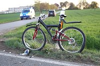 Folgenschwerer Unfall auf der B84 Bild: Folgenschwerer Unfall auf der B84