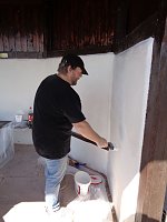 Bild: Renovierungsarbeiten an der Schutzh&uuml;tte Hornungsh&ouml;he