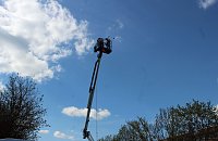 Hebebühnenkonzert im Borntal Bild: Hebebühnenkonzert im Borntal