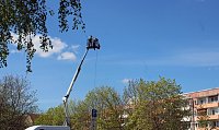 Hebebühnenkonzert im Borntal Bild: Hebebühnenkonzert im Borntal