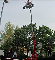 Zweite Auflage des Hebebühnenkonzert Bild: Zweite Auflage des Hebebühnenkonzert