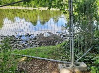 Bild: Schlossteich wird bef&uuml;llt