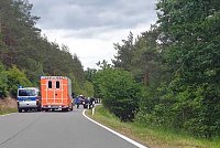 Bild: Motorradunfall am Kyffh&auml;user