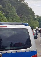 Bild: Motorradunfall am Kyffh&auml;user