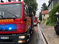 Bild: Dauerregen ruft Feuerwehren auf den Plan