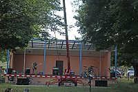 Bild: Hardrockband "Rikk Arving" beim Hebeb&uuml;hnenkonzert