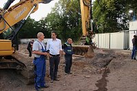 Bild: Am Nordh&auml;user Theater wurde heute ein weiterer Blindg&auml;nger aus dem zweiten Weltkrieg erfolgreich entsch&auml;rft