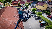 Eindrucksvolle Aufnahmen vom Hebebühnenkonzert Bild: Eindrucksvolle Aufnahmen vom Hebebühnenkonzert