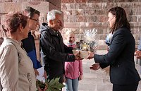 Einmillionster Besucher am stürmischen Kyffhäuser-Denkmal Bild: Einmillionster Besucher am stürmischen Kyffhäuser-Denkmal