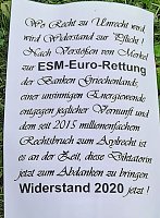 Protest auch in Sondershausen Bild: Protest auch in Sondershausen