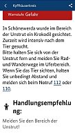 Warnung vor Krokodil Bild: Warnung vor Krokodil