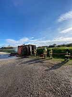 Bild: Brandeinsatz in Ro&szlig;leben