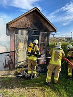 Bild: Brandeinsatz in Ro&szlig;leben
