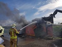 Bild: Brandeinsatz in Ro&szlig;leben