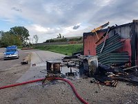 Bild: Brandeinsatz in Ro&szlig;leben