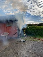 Bild: Brandeinsatz in Ro&szlig;leben