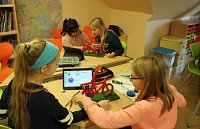 Mit modernster Technik an der GS Franzberg gearbeitet Bild: Mit modernster Technik an der GS Franzberg gearbeitet