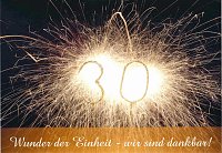 Erinnerungsgrüße zum 3. Oktober - Bild: Erinnerungsgrüße zum 3. Oktober -