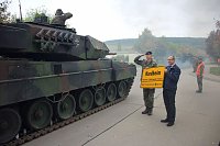 Bild: Panzerkompanie in Bad Frankenhausen verabschiedet 