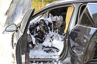Autobrand auf Autobahn Bild: Autobrand auf Autobahn