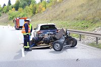 Unfall bei Sondershausen Bild: Unfall bei Sondershausen