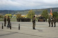Kommandeurswechsel beim Panzerbataillon 393 "Thüringer Löwe" in der Kyffhäuser Kaserne Bad Frankenhausen statt.... Bild: Kommandeurswechsel beim Panzerbataillon 393 "Thüringer Löwe" in der Kyffhäuser Kaserne Bad Frankenhausen statt....