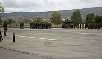 Kommandeurswechsel beim Panzerbataillon 393 "Thüringer Löwe" in der Kyffhäuser Kaserne Bad Frankenhausen statt.... Bild: Kommandeurswechsel beim Panzerbataillon 393 "Thüringer Löwe" in der Kyffhäuser Kaserne Bad Frankenhausen statt....