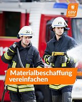 Bild: Schard setzt sich f&uuml;r Freiwillige Feuerwehren im Kyffh&auml;userkreis ein