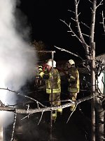 Bild: Gartenlaubenbrand in Ro&szlig;leben