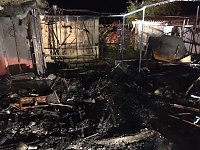 Bild: Gartenlaubenbrand in Ro&szlig;leben