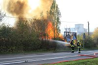 Großbrand in Bebra Bild: Großbrand in Bebra